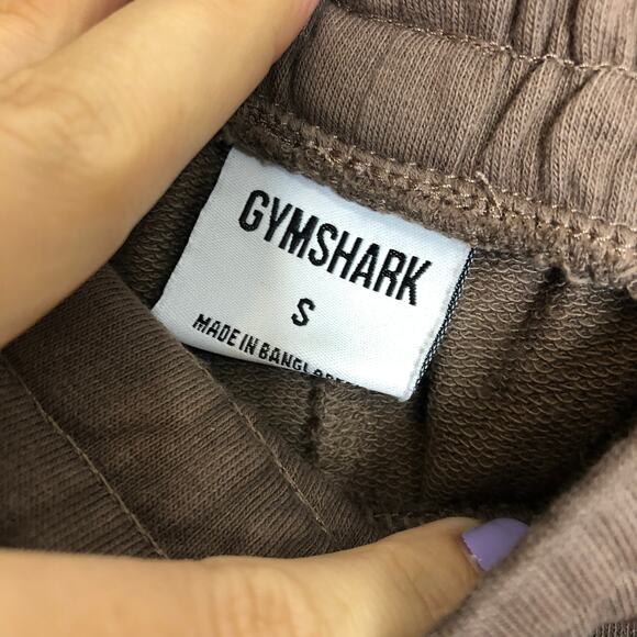 Gymshark Jogger Sweatpants Brown Olive Drawstring Waist Small - Picture 3 of 8